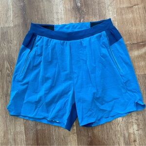 lululemon athletica Switch Up Blue Shorts Mens Medium Unlined 6”